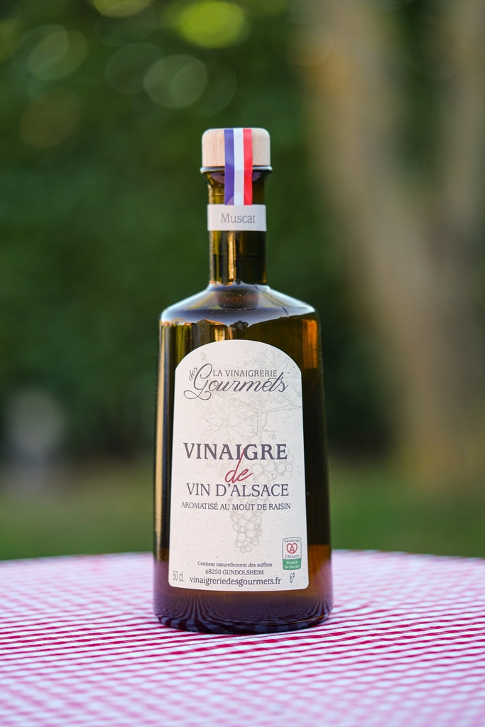 Vinaigre de vin d'Alsace de Muscat 50cl