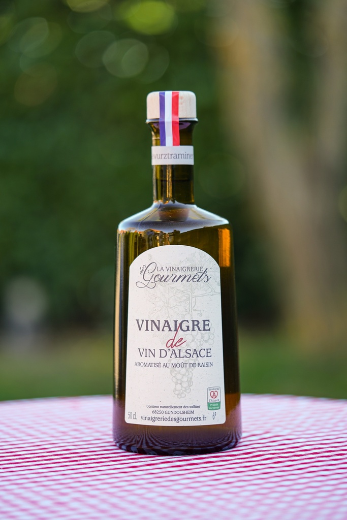 Vinaigre de vin d'Alsace de Gewurztraminer 50cl