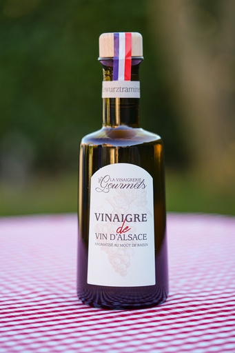 [V25G] Vinaigre de vin d'Alsace de Gewurztraminer 25cl