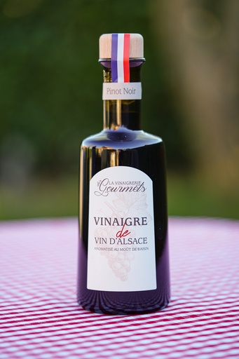 [V25PN] Vinaigre de vin d'Alsace de Pinot Noir 25cl