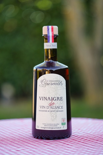 [V50PN] Vinaigre de vin d'Alsace de Pinot Noir 50cl