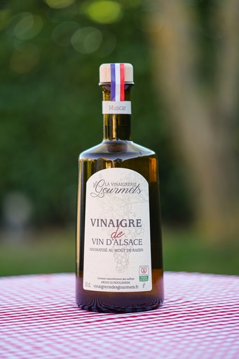 [V50M] Vinaigre de vin d'Alsace de Muscat 50cl