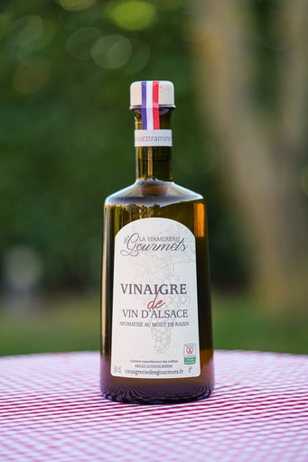 [V50G] Vinaigre de vin d'Alsace de Gewurztraminer 50cl